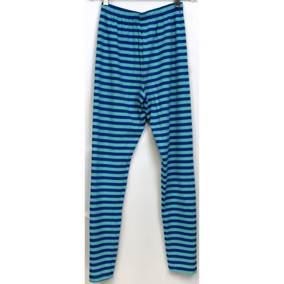 Vtg Zoodles 2pc Sweatshirt Leggings Polar Bear Snowflakes Stripes sz 14 Winter - Picture 11 of 13